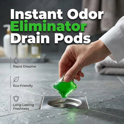 📍🥳2026 HOT SALE🥳💞50K+ SOLD!｜Drain Deodorizer Pods – Bio‑enzyme formula neutralizes smells at the source. Instant fresh scent, no harsh chemicals. Say goodbye to embarrassing odours. 🚰✅