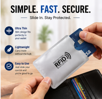 🛡️Bestseller🔥800+ Sold Daily💳 Anti-Theft RFID Card Holder(8-Pack)