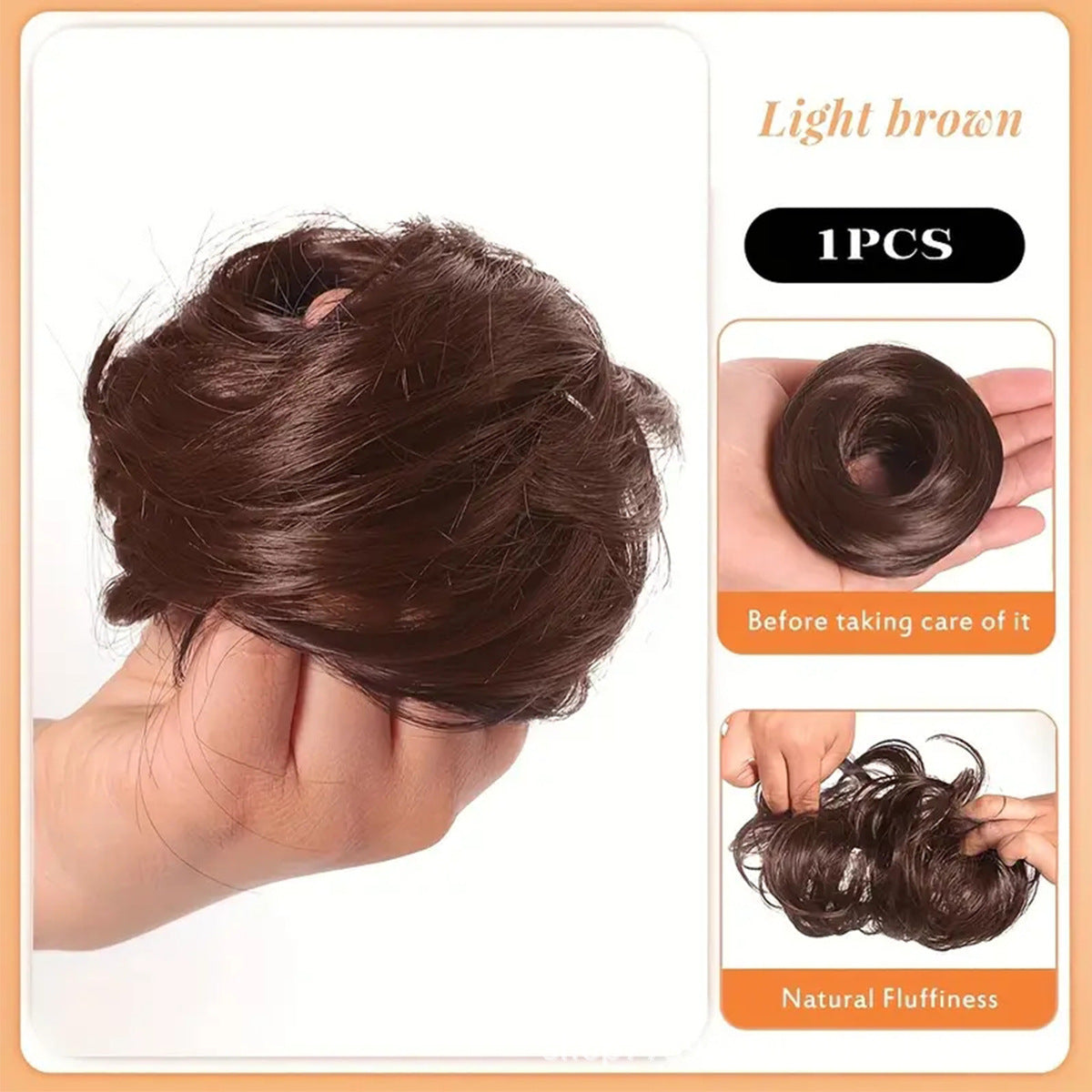 🏆🔥✨ Synthetic Messy Bun Hair Piece for Women, Curly Updo Scrunchie Extension for Instant Volume and a High Crown 💖