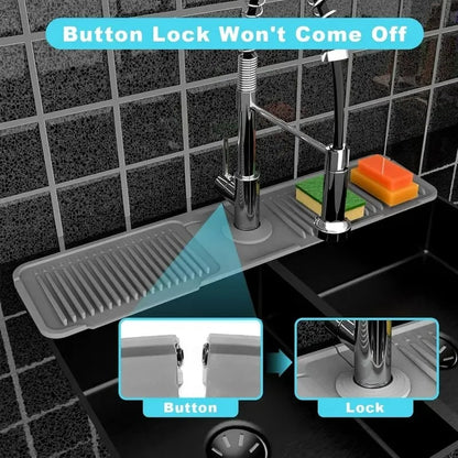 🔥😍BUY 1 GET 1 FREE💧 Silicone Sink Faucet Draining Mat