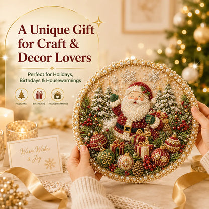 🌸🌻🍂🎄✨ Four Seasons & Holiday Pearl Art Hanging Wreath Kit | Luxury Flocked Canvas with Scratch-Resistant Non-Fading Pearl Beads DIY Handmade Seasonal Decor 💎
