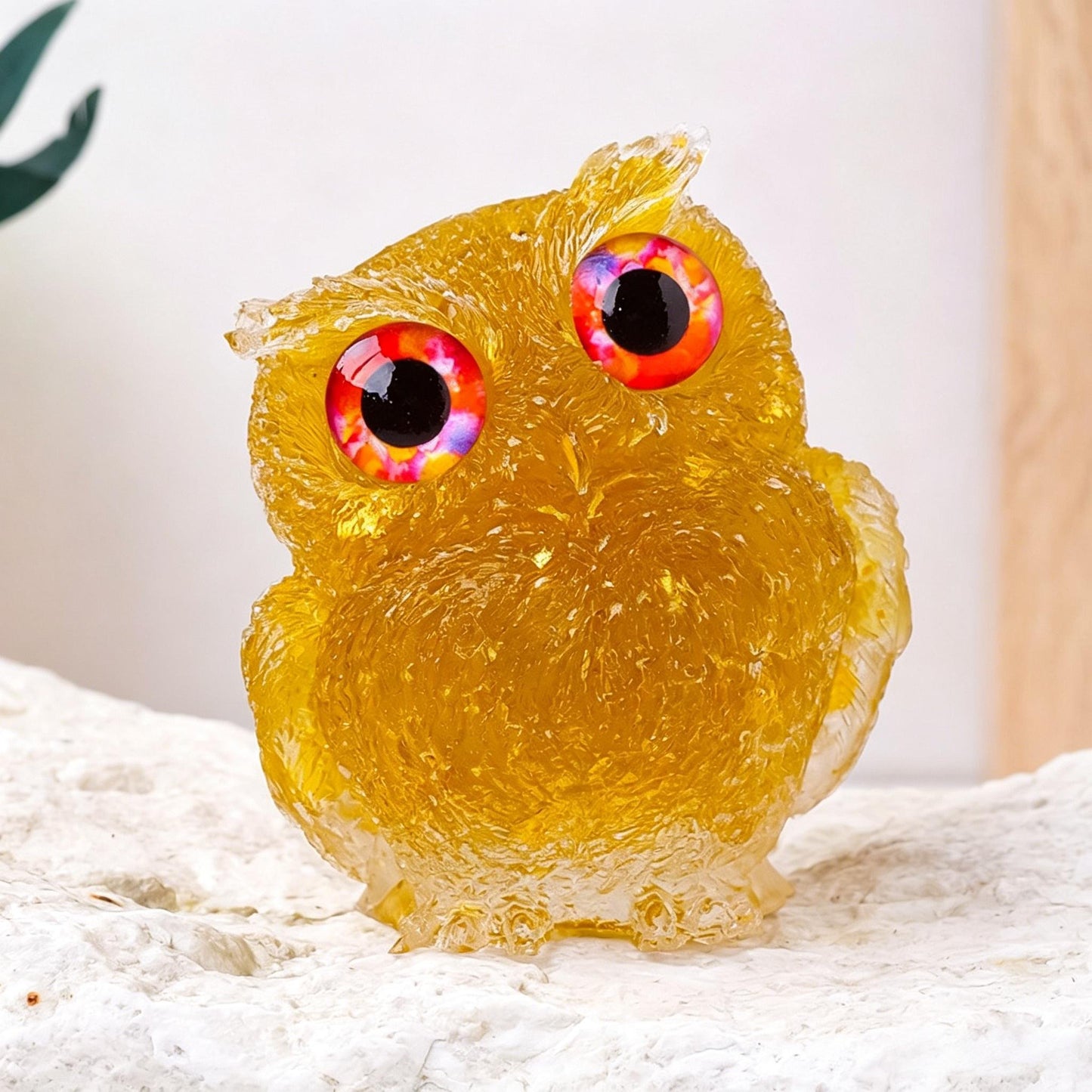 🔥Handmade Natural Crystal Gemstone Owl