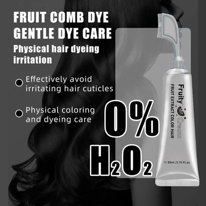 ✨ Salon-Grade Ammonia-Free Hair Color Comb | Effortless No-Mix Botanical Dye for Vibrant, Healthy Hair