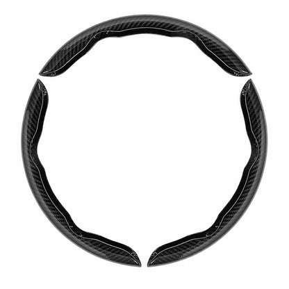 Non-Slip Half Cover Car Steering Wheel Protector | Easy Clip On Installation