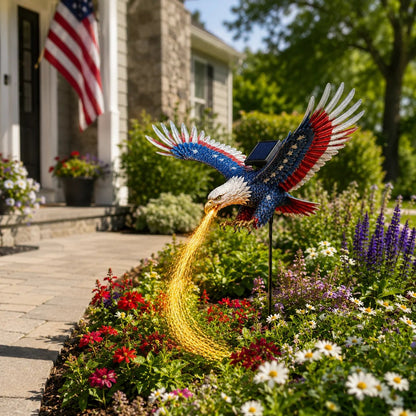 🔥Buy 2 Get 20% OFF🔥🦅 250th Anniversary Special – Eagle of Freedom Solar Garden Light