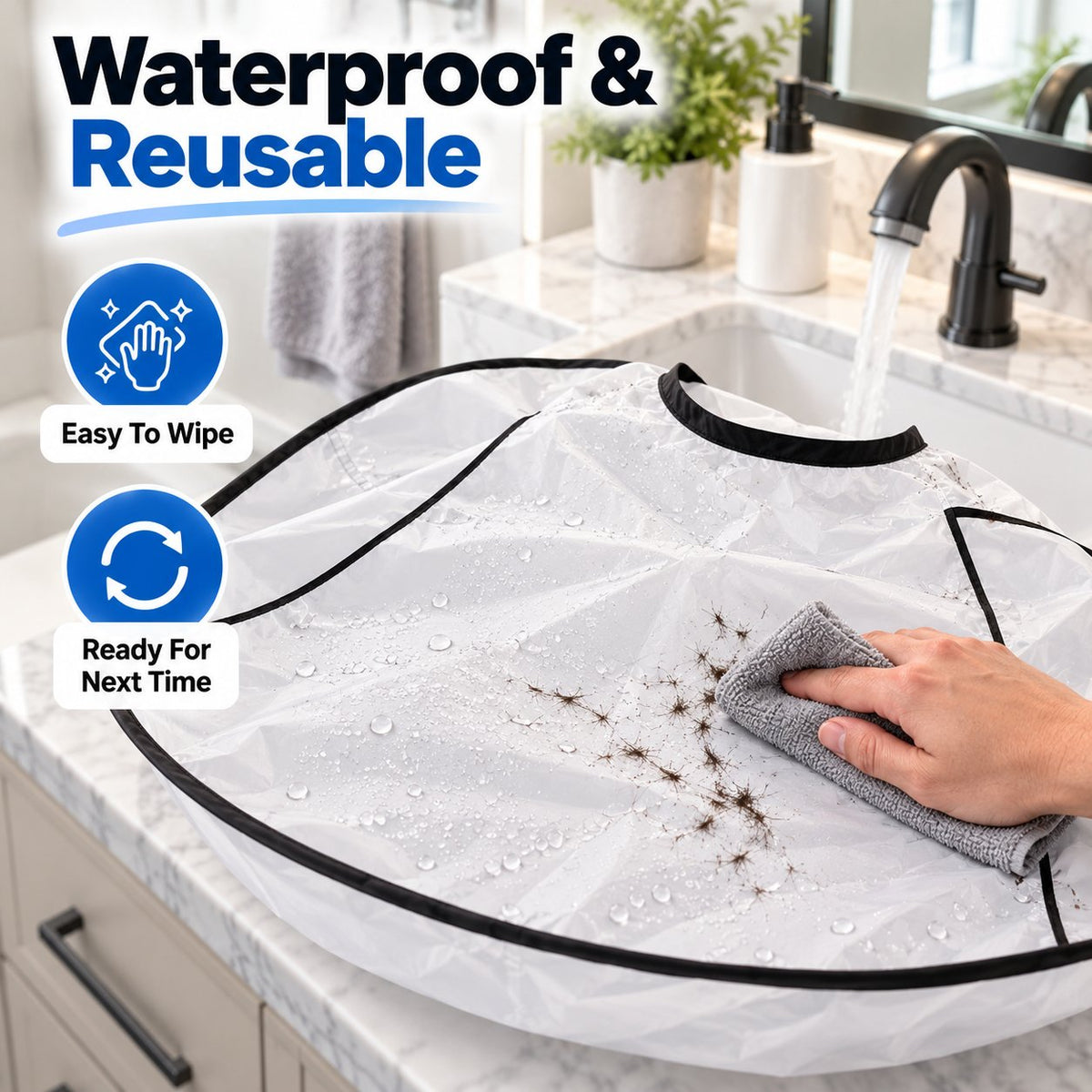 ✂️Portable Waterproof Hair Cutting Cape