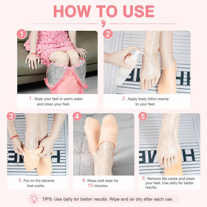 🔥HOT SALE🔥🔥Women's Foot Care Silicone Socks