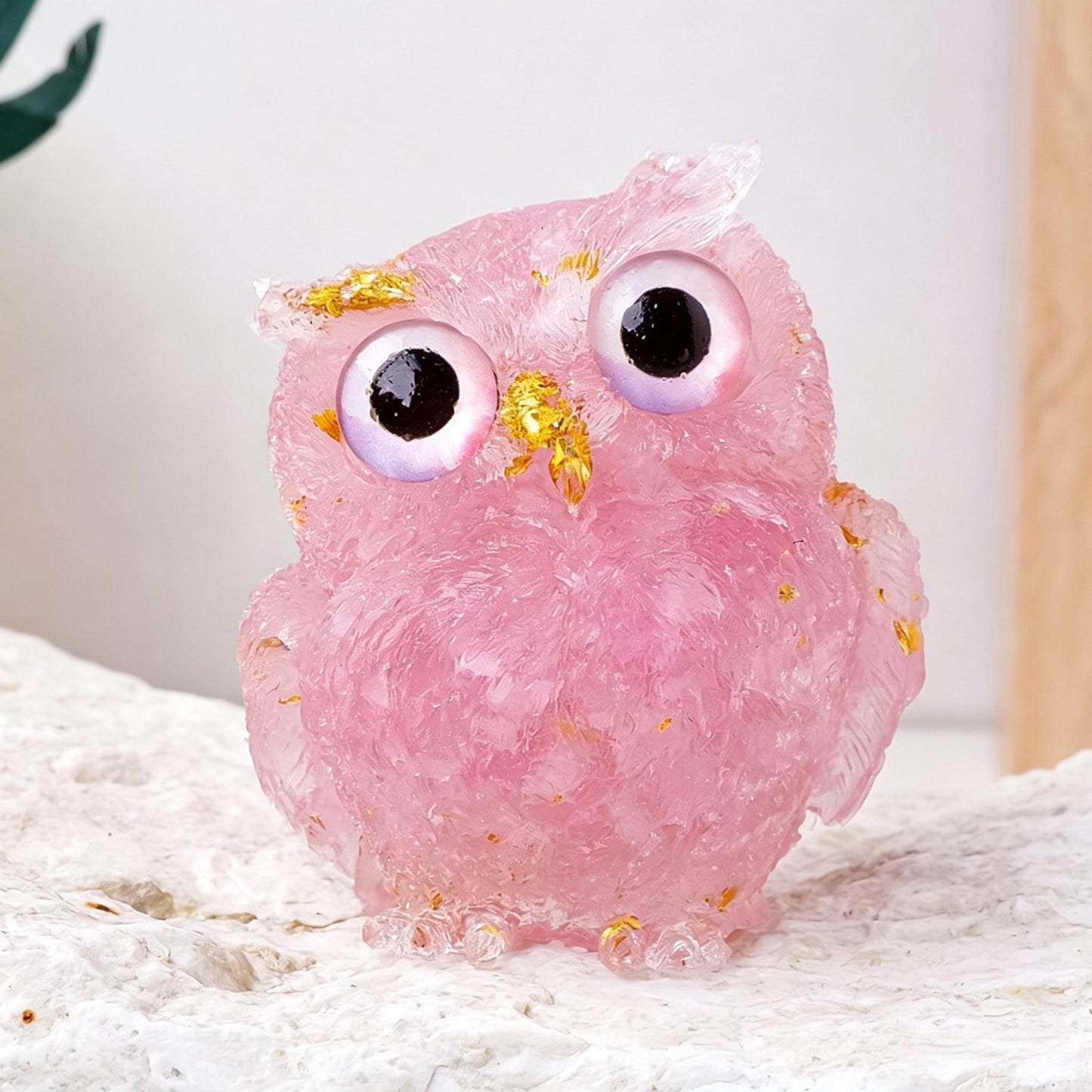 🔥Handmade Natural Crystal Gemstone Owl