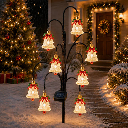 ⏳ Last day 50% OFF– 🎄Solar Santa Stake Lights 5 Styles Outdoor Yard Decor