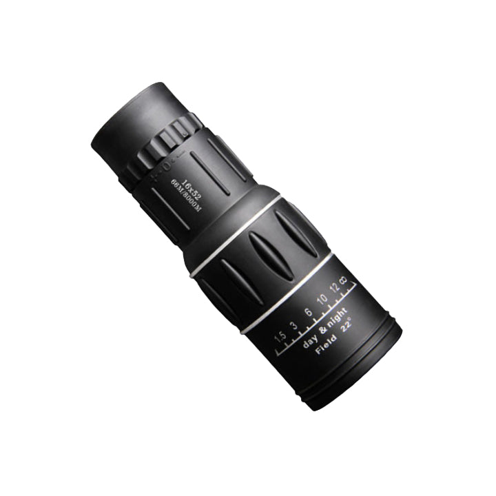 ⭐ 16x52 High Definition Monocular Telescope with Smartphone Adapter ⭐ Waterproof FMC Multi Layer Lens⭐ Portable Long Range Observation Tool ⭐
