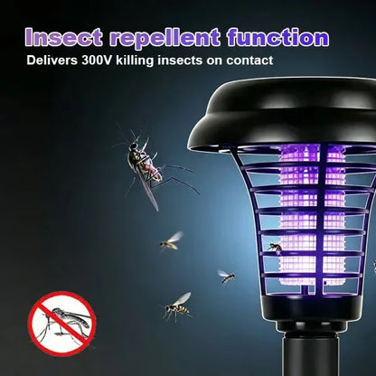 ☀️Solar Mosquito Zapper Light ✨– Outdoor Garden Stake Lamp, UV Insect Killer & Solar Pathway Light🦟🚫