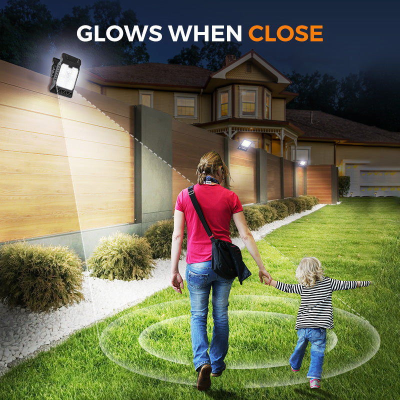 Outdoor Solar Clip Light with Motion Sensor