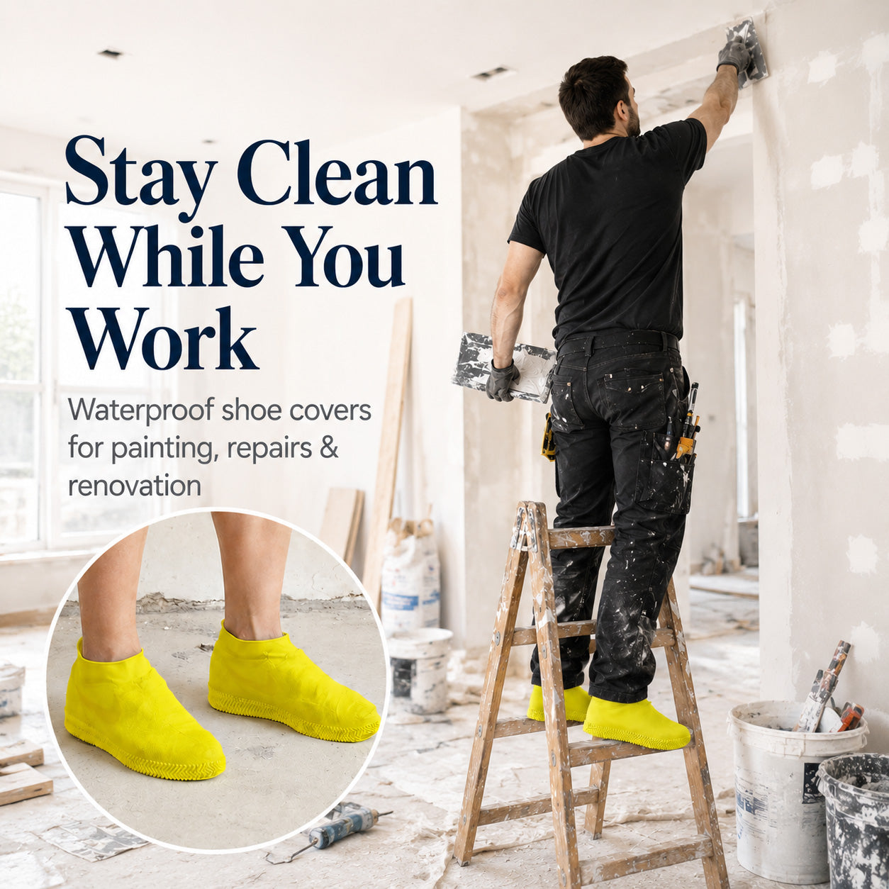 Pro-Grade Wear-Resistant Waterproof Shoe Covers (Reinforced Silicone)