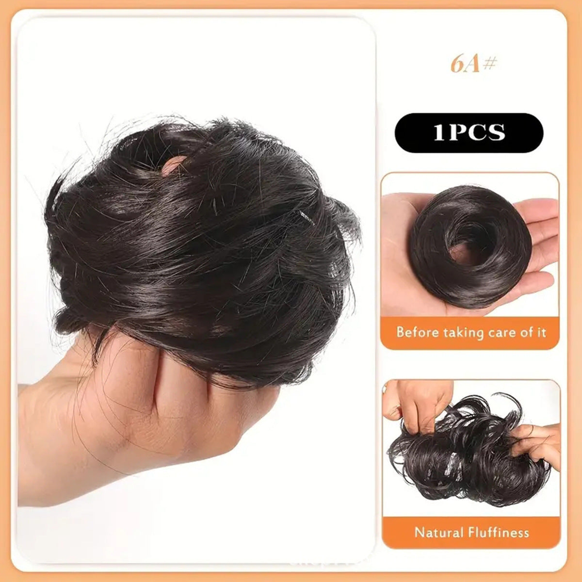 🏆🔥✨ Synthetic Messy Bun Hair Piece for Women, Curly Updo Scrunchie Extension for Instant Volume and a High Crown 💖