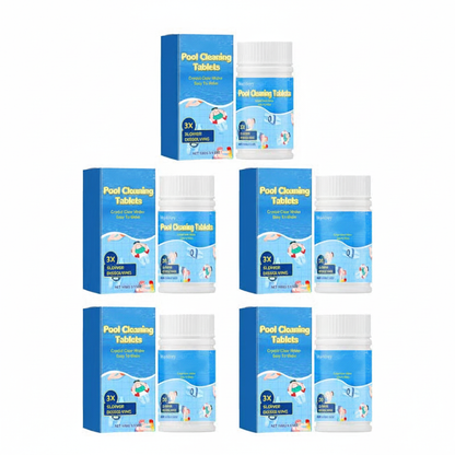 💧 Purify Water, Eliminate Odors & Stains ——🏊 Pool Cleaning Tablets