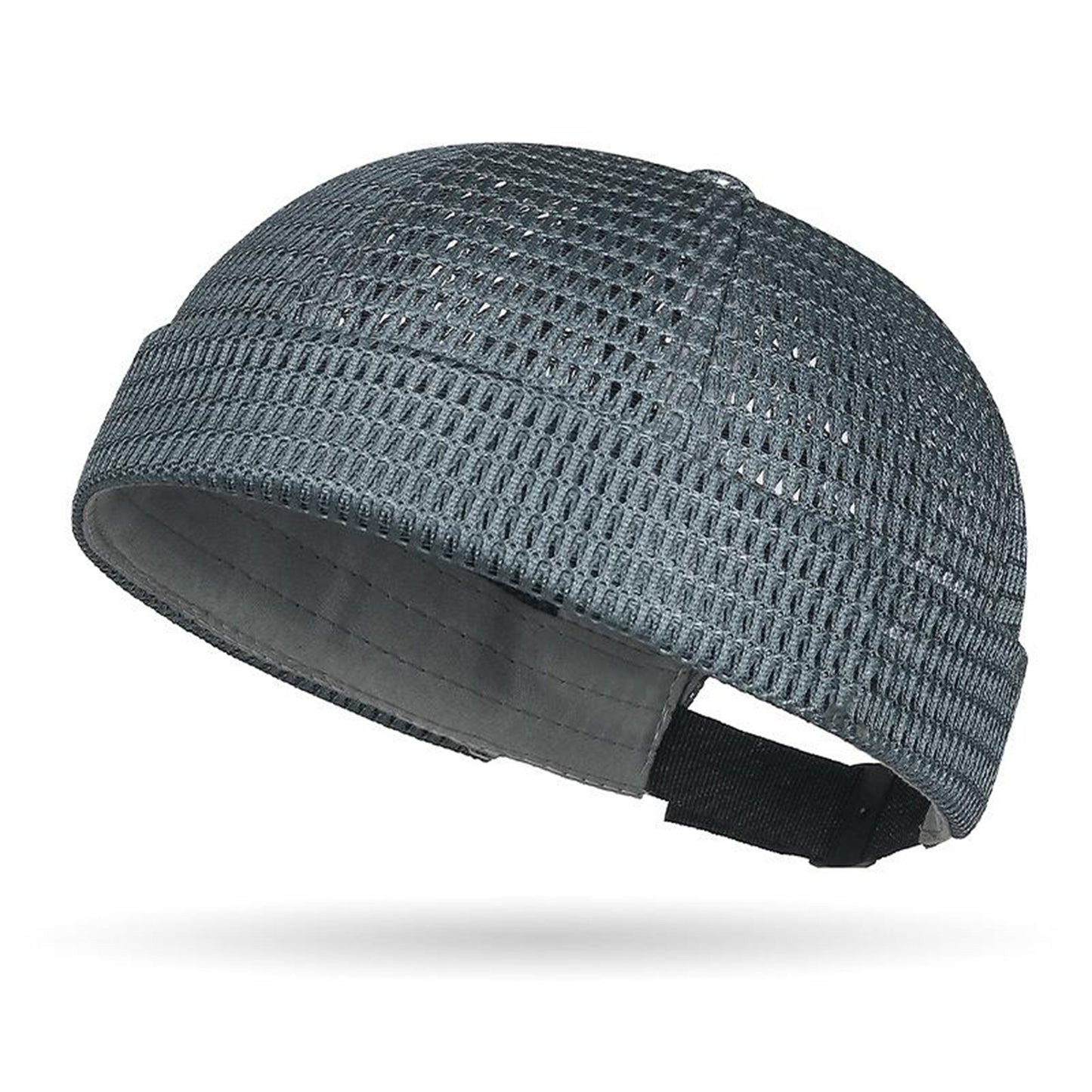 😍Men’s Breathable Brimless Docker Hat – Lightweight Mesh Skull Cap for Summer Outdoor Wear