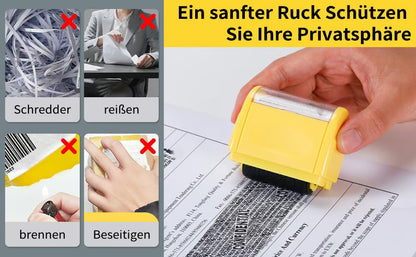 📝Sicherheits-Rollenstempel zum Schutz deiner Privatsphäre