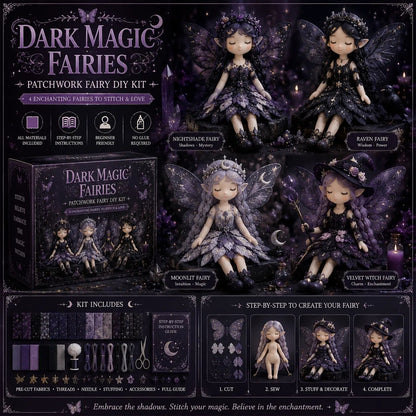 🔥LAST DAY 50% OFF🧚A Fairy Tale You Can Stitch – DIY Patchwork Fairy Doll Collection🧵Buy 2 Free Shipping