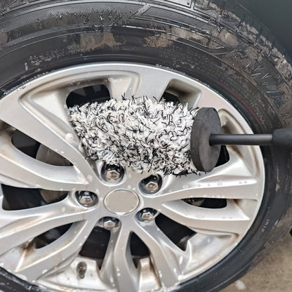 💎Wheel Barrel Brush, Cleaning Brush for Wheels, 1 Pack