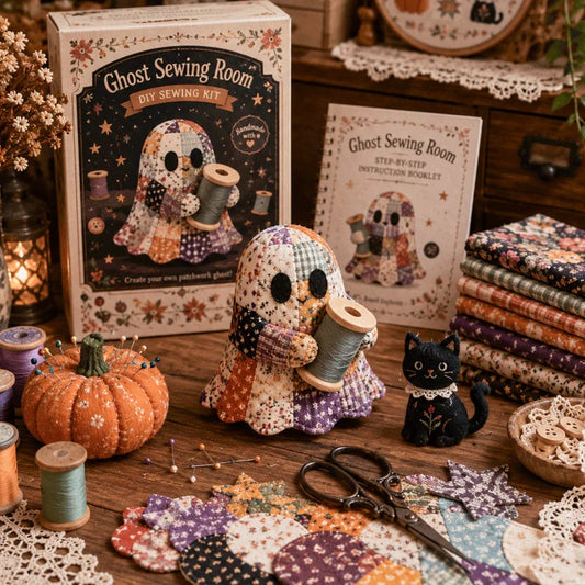 🔥49% Off Last Day - 👻Little Ghost’s Cozy Halloween DIY Patchwork Kit