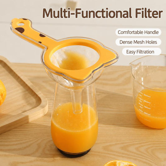 Fine Mesh Strainer for Coffee, Tea & Flour（1 Filter Kit + 3 Replacement Filters）