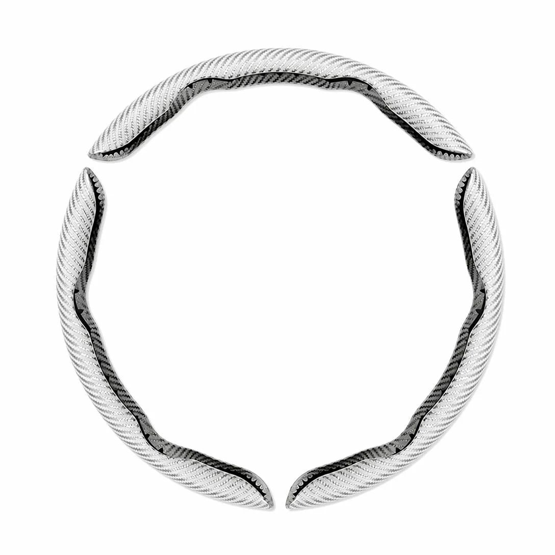 Non-Slip Half Cover Car Steering Wheel Protector | Easy Clip On Installation