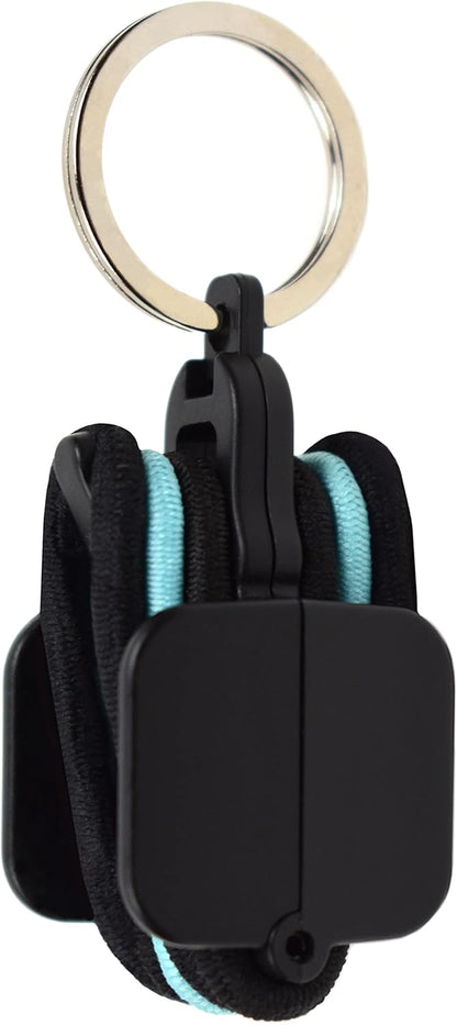 Portable Hair Tie Holder | Stylish Hair Tie Organizer, 3 Bonus Hair Ties