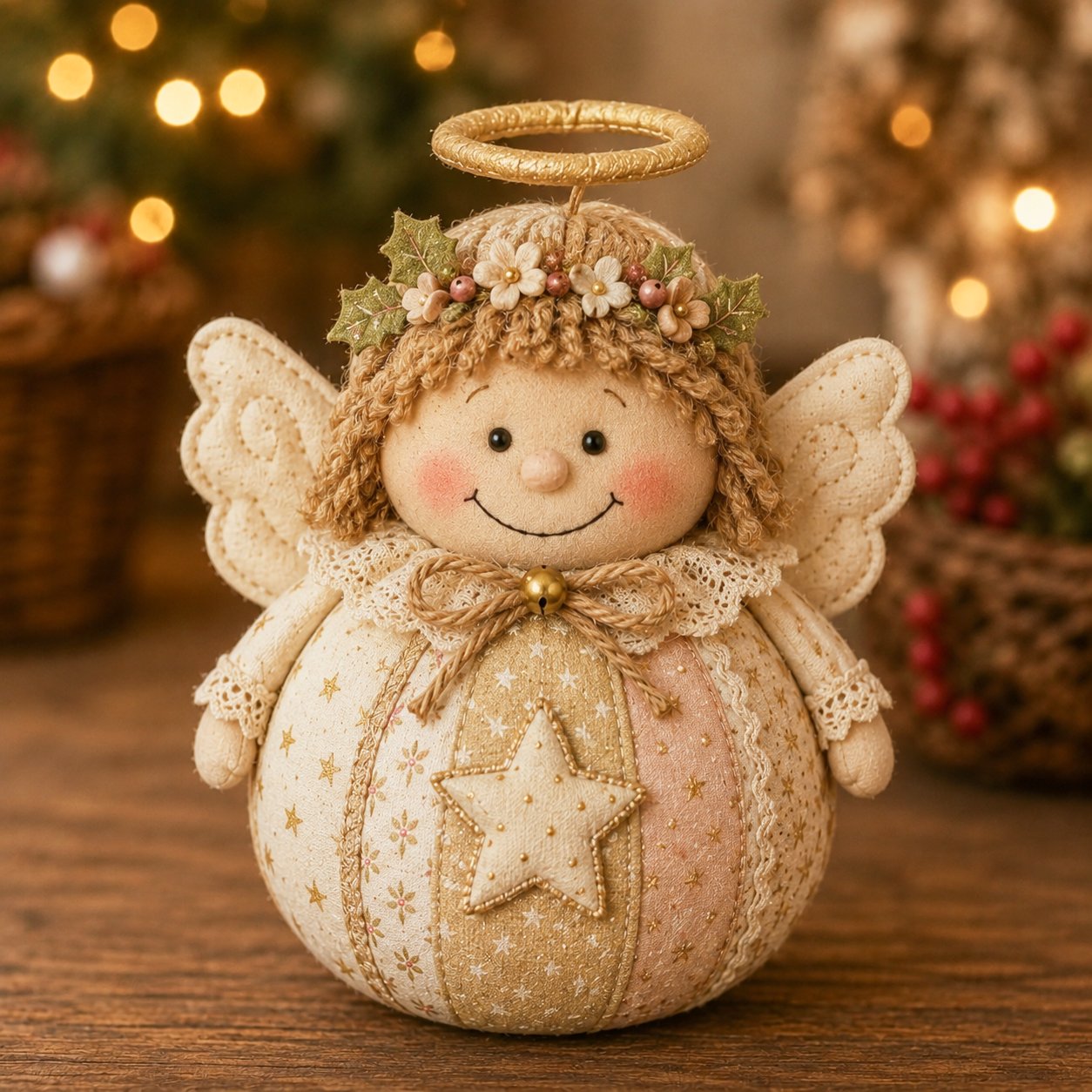 🎁Last Day 49% OFF - 🎄🎅Patchwork Fabric Doll DIY Kit