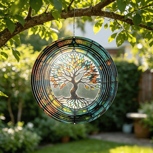 🎐 3D Rotating Wind Chime – Kinetic Hanging Wind Spinner for Garden, Balcony & Outdoor Decor