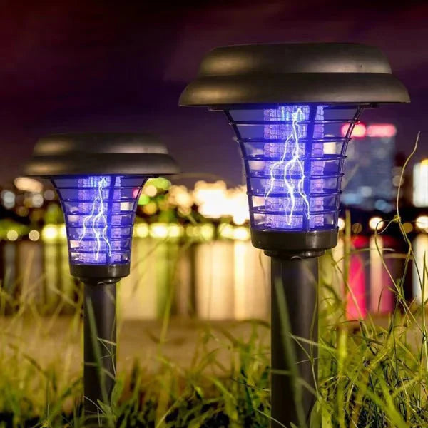 ☀️Solar Mosquito Zapper Light ✨– Outdoor Garden Stake Lamp, UV Insect Killer & Solar Pathway Light🦟🚫