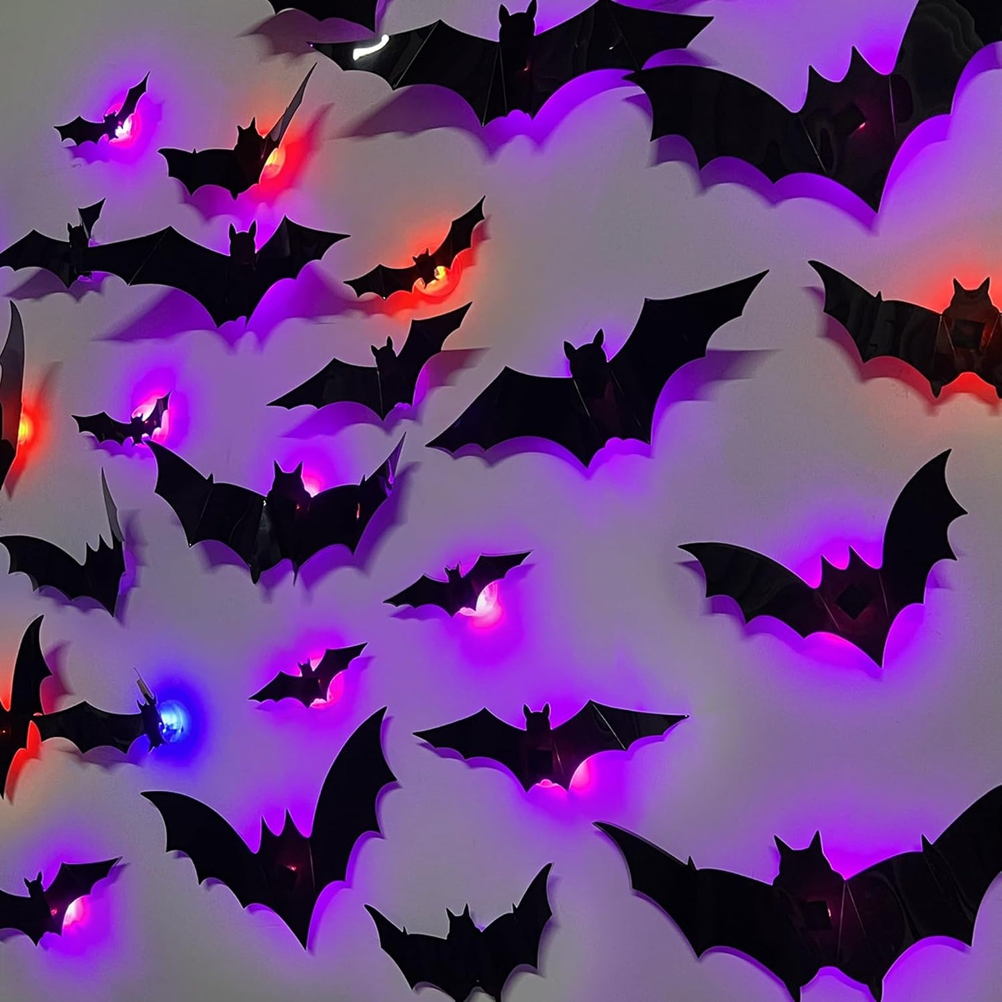 3D LED Bat Halloween Decorations – Create A Spooky Glow For Your Home