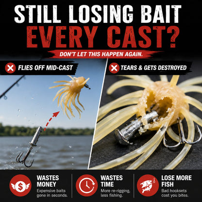 🔥 Freak-O Rig for Urchin-Style Soft Plastics 17mm - 5 Per Package