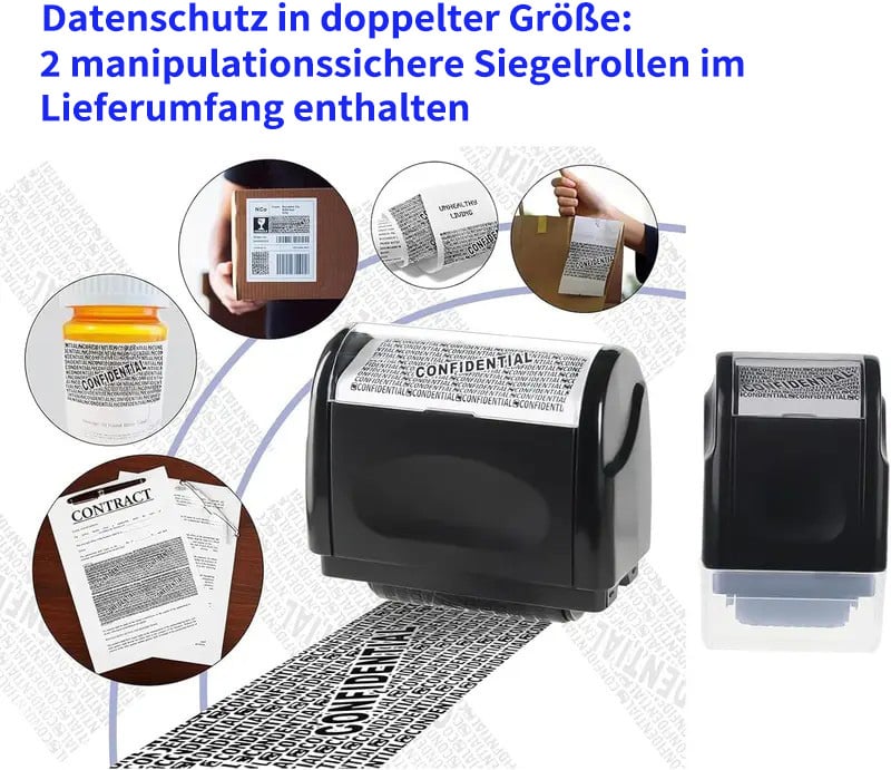 📝Sicherheits-Rollenstempel zum Schutz deiner Privatsphäre