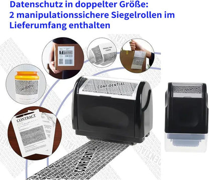 📝Sicherheits-Rollenstempel zum Schutz deiner Privatsphäre