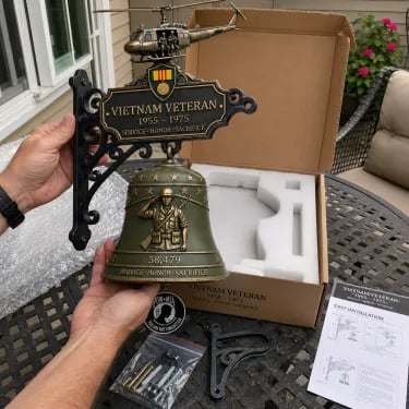 🔥LAST DAY 50% OFF - 🥇 -Vietnam Veteran Tribute Wall Bell