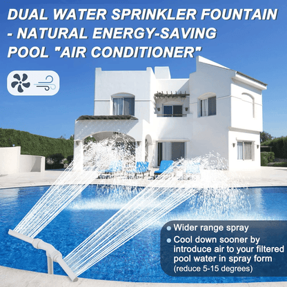 🌊Pool Fountain Waterfall Sprayer – Easy Install Pool Water Feature