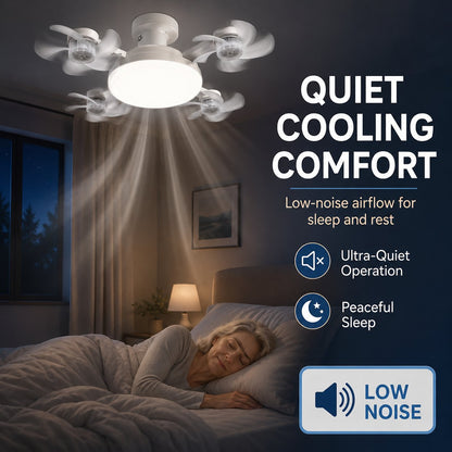 💡🌀 2-in-1 Energy-Saving Fan Light|Cool Air + Soft Light in One