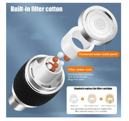 🔥Splash proof booster swivel kitchen filter tap