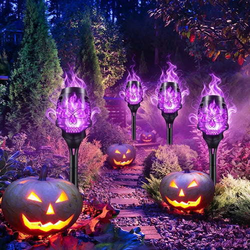 🔥Halloween Early Bird Special Sale 55% OFF💀Halloween Solar Skull Flame Lights🔥