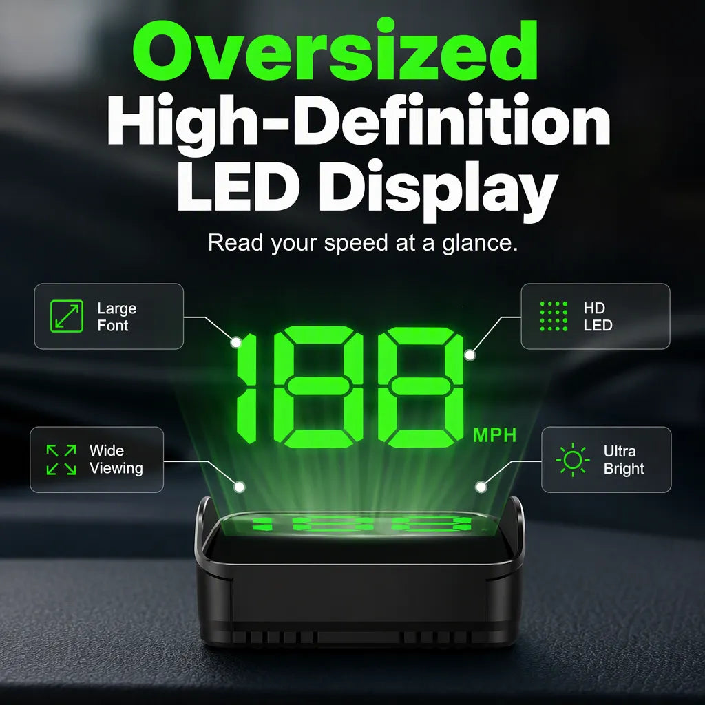Head-Up Display GPS Digital Speedometer