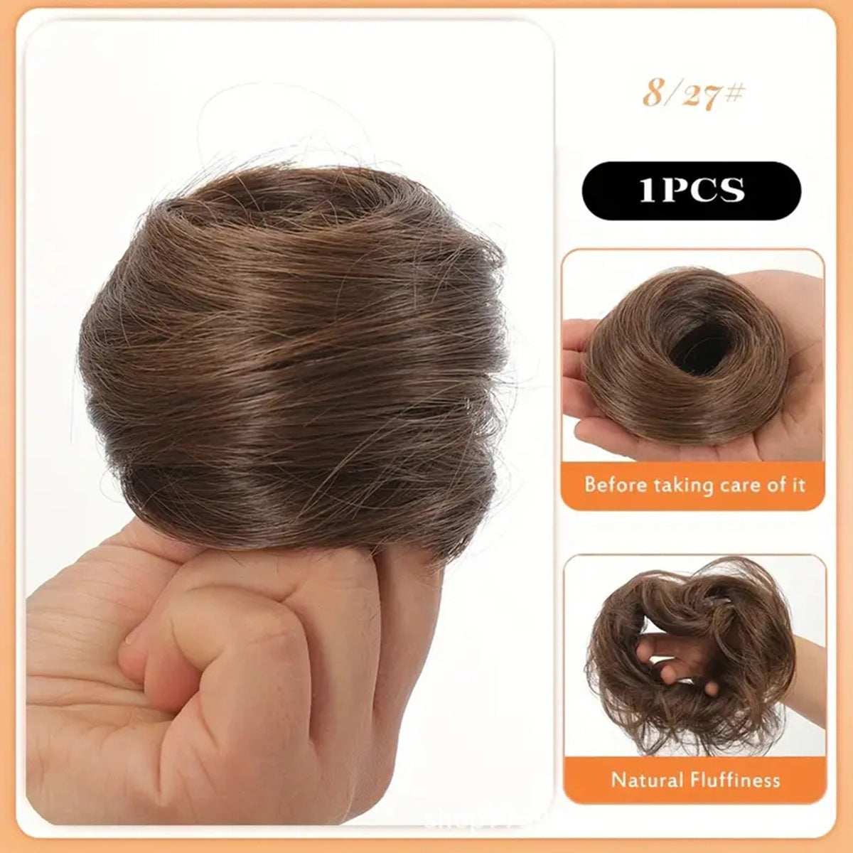 🏆🔥✨ Synthetic Messy Bun Hair Piece for Women, Curly Updo Scrunchie Extension for Instant Volume and a High Crown 💖