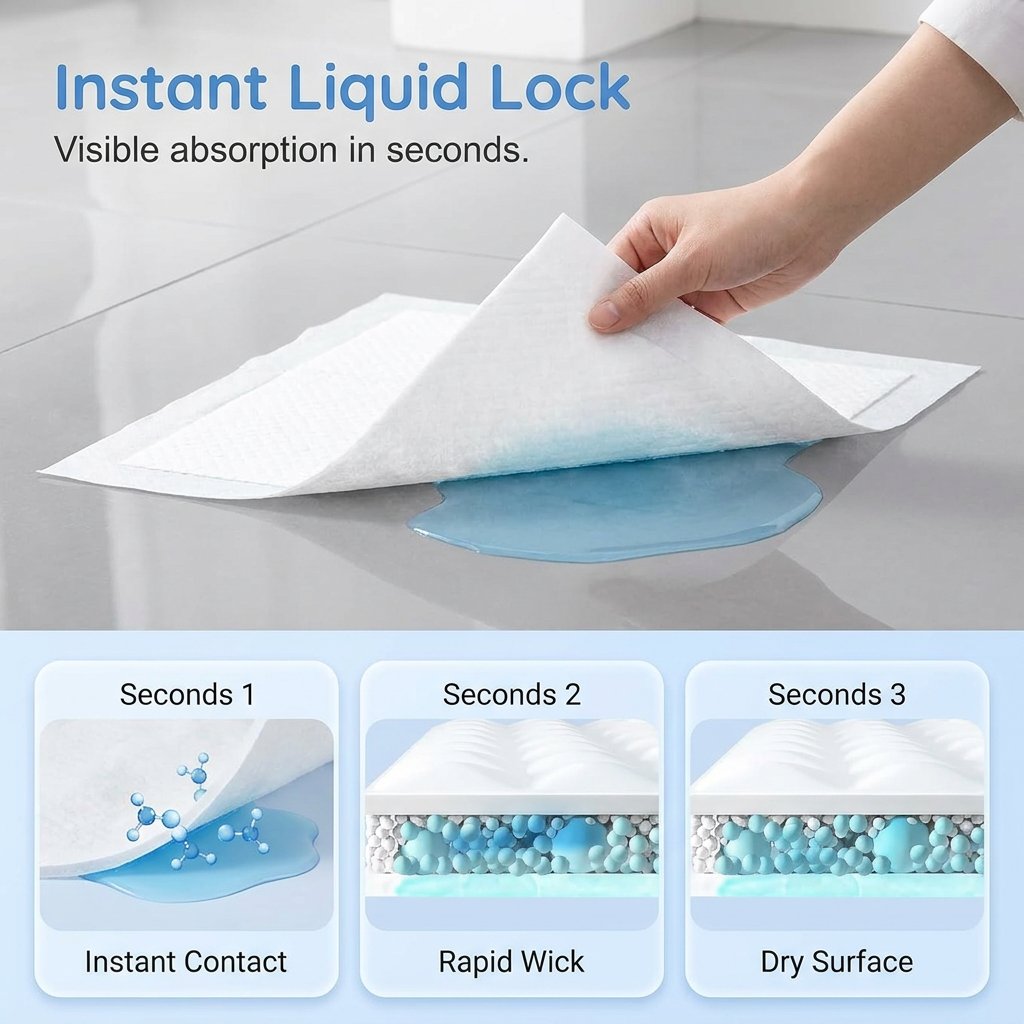 🔥HOT SALE 49 % OFF🔥🐕 Rapid-Absorb Pet Cleaning Pads