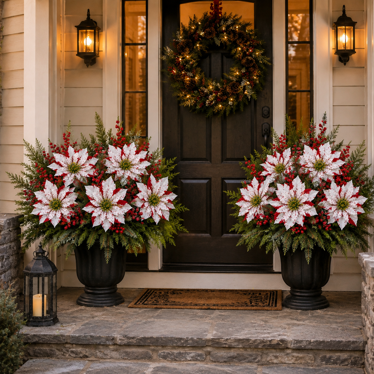 ❄️Last Day 50% OFF🔥Christmas Poinsettia Planter Inserts