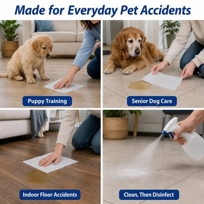 🔥HOT SALE 49 % OFF🔥🐕 Rapid-Absorb Pet Cleaning Pads