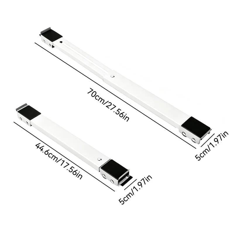 🔥2-Pack Adjustable Telescopic Heavy Duty Metal Frame Appliance Moving Dolly