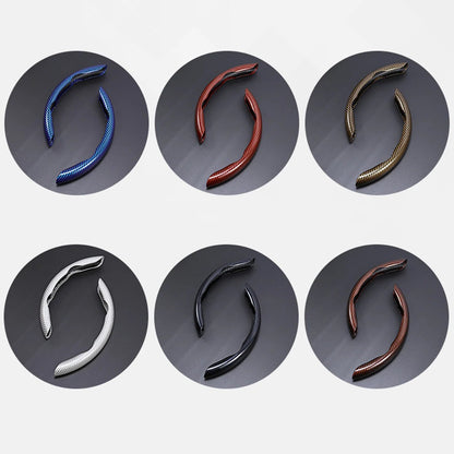Non-Slip Half Cover Car Steering Wheel Protector | Easy Clip On Installation