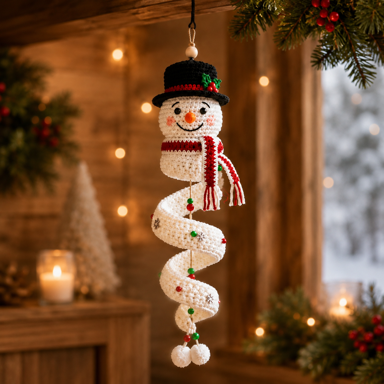 🎄 Handmade Christmas Crochet Ornament Kit - The Perfect DIY Holiday Gift & Decoration 🎅