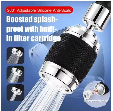 🔥Splash proof booster swivel kitchen filter tap