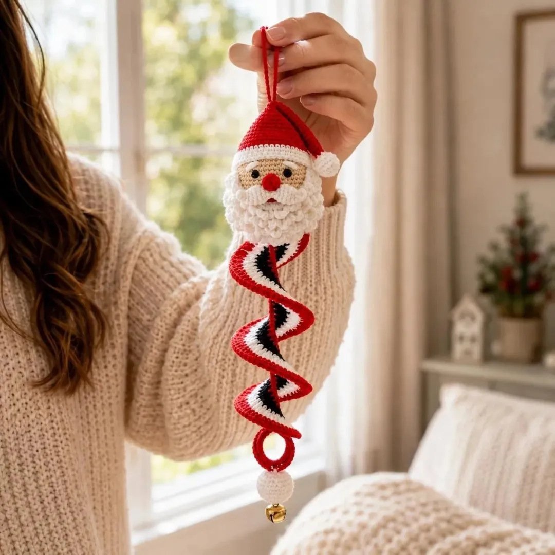 ☃️ DIY Spiral Crochet Snowman Kit