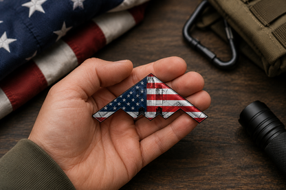 ✨Spirit of ’76 B-2 Stealth Bomber Challenge Coin – 250th Anniversary Patriotic Collectible